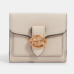 Coach Georgie Small Wallet in White